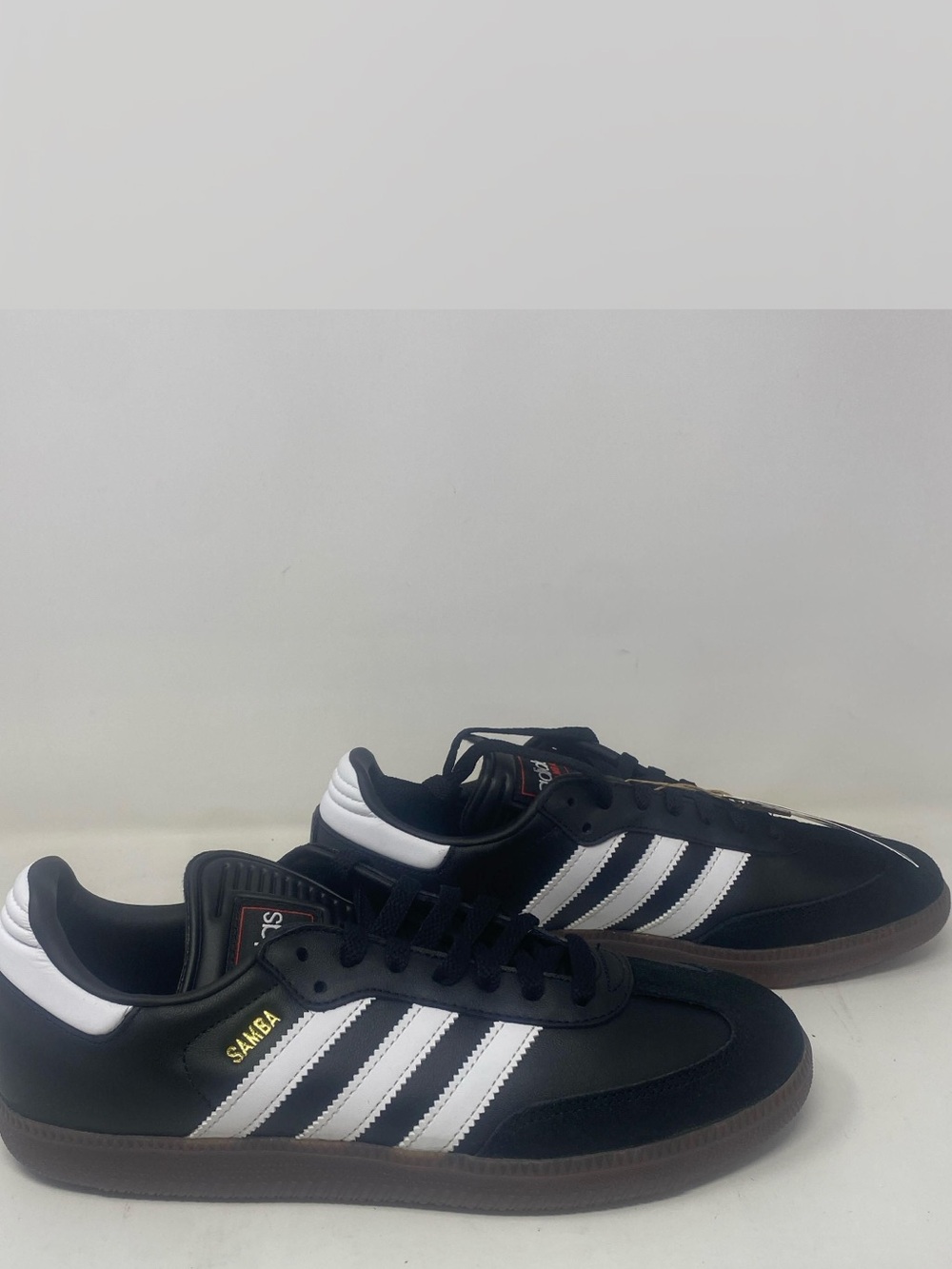adidas Black and White Samba Retro Sneakers